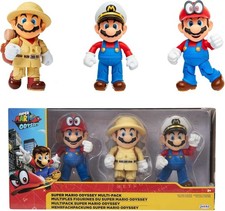 Super Mario Odyssey Multipack 3 Figurine Action 10cm Original Rare JAKKS PACIFIC