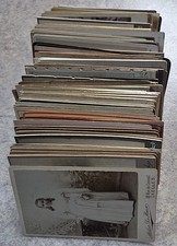 Lot 100 CDV portrait  femme et homme carte de visite photo XIXe