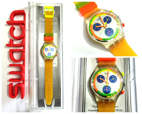 Swatch chrono neuf nos jelly - neuf,