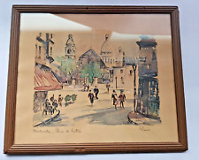 Aquarelle ROLAND IROLLA  "