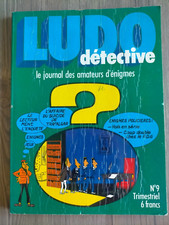 LUDO  détective jeux et énigmes n° 9 PIERRE BELLEMARE VAILLANT EO 1975