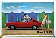 Renault 17 TX vintage publicité ad poster France