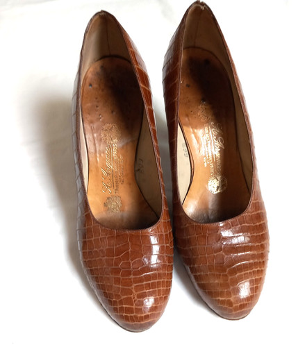Chaussures en crocodile - ,