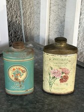 Deux Anciens Flacon En Tôle