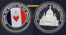 Médaille Basilique du Sacré Coeur Espoir et Salut de la France Couleur