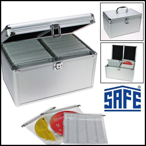 Valise aluminium dvd - cd,