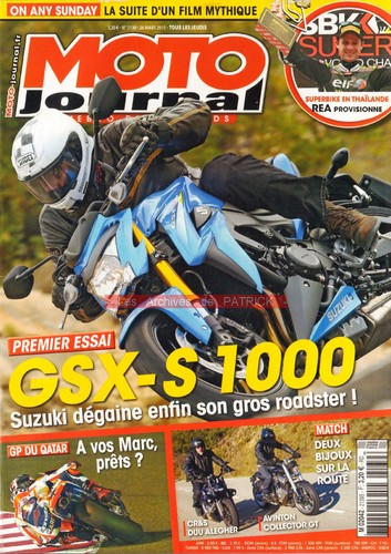 Moto journal 2139 suzuki gsx - 2139, gsx-s