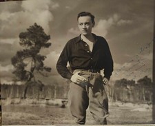 Roland TOUTAIN RARE GRANDE PHOTOGRAPHIE ORIGINALE 37*30 avec AUTOGRAPHE 1930