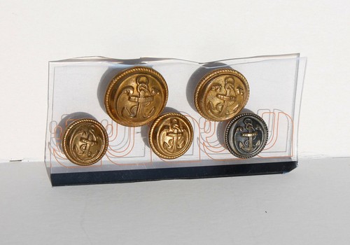 Lot antique uniform - 5, button