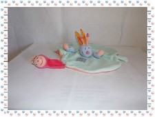 T - Doudou Semi Plat Marionnette  Papillon Libellule Zéphir et Zoé Moulin Roty 