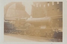 CPA TRAIN / LOCOMOTIVE N°4102 BEGONIA / CARTE PHOTO / cliché POUTEAU / GARE