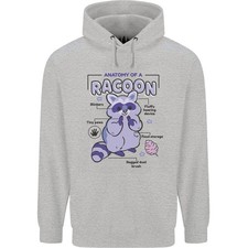 Anatomie D'Un Raton Laveur Sweat À Capuche Pour Hommes 80% Coton