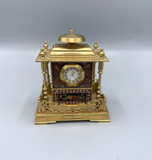 Horloge de table cloisonné