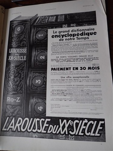 Larousse xxème siècle - larousse, +