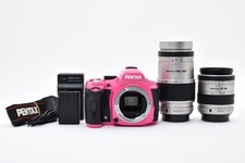 PENTAX K-50 16.3MP Caméra SLR Numérique Rose Corps W / Deux Lentille Set De