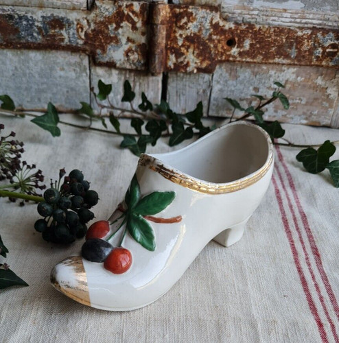 Ancienne chaussure porcelaine - ancienne,
