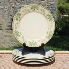 Set de 6 assiettes plates