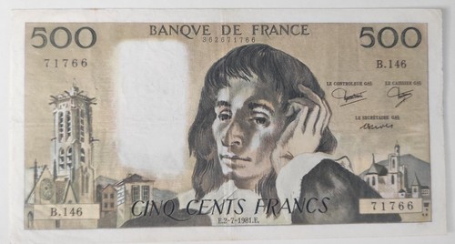 France billet 500 francs - billet,