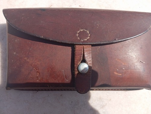 Ancienne cartouchiere cuir - ancienne,