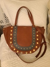 SAC A MAIN BANDOULIERE MARRON