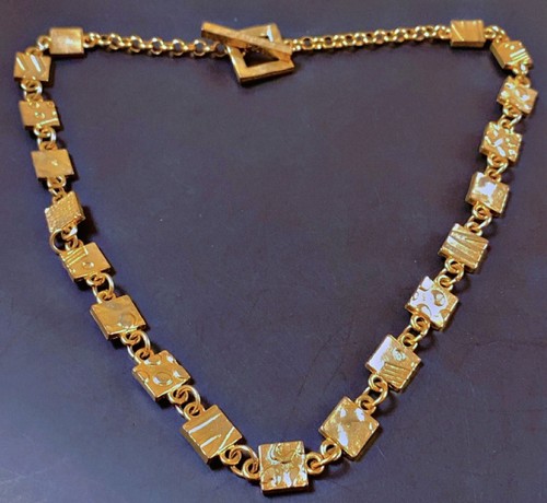 Vintage collier biche bere - vintage,