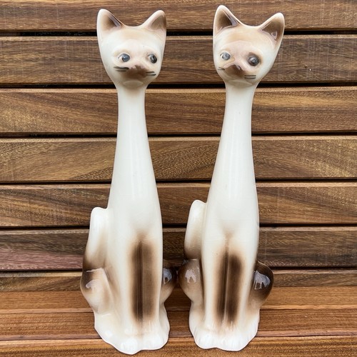 Statuettes chats siamois - 2,