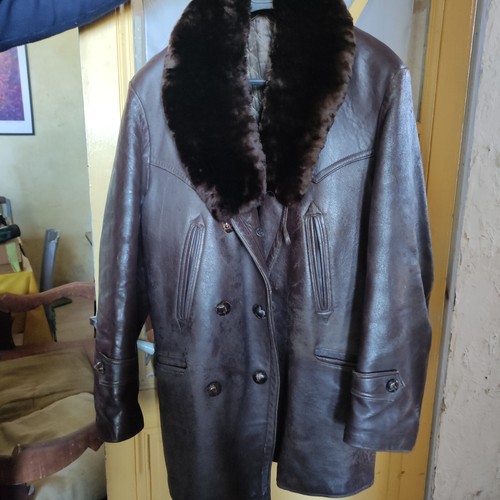 Canadienne vintage cuir - vintage,