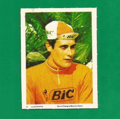 Cyclisme carte cycliste luis - carte,