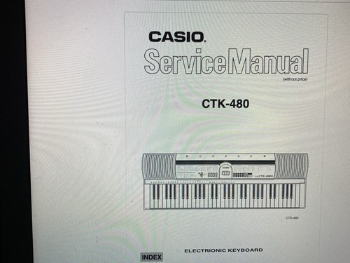 Casio ctk 480 service - casio,