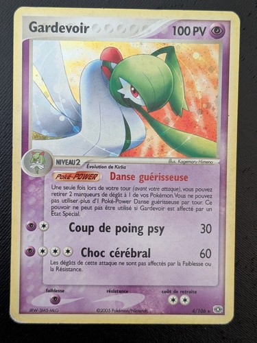 Carte pokemon gardevoir 106 - carte,