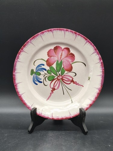 Assiette faïence ancienne - faïence,