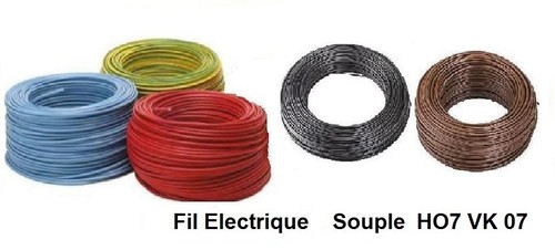 Fil électrique souple ho7 - électrique,
