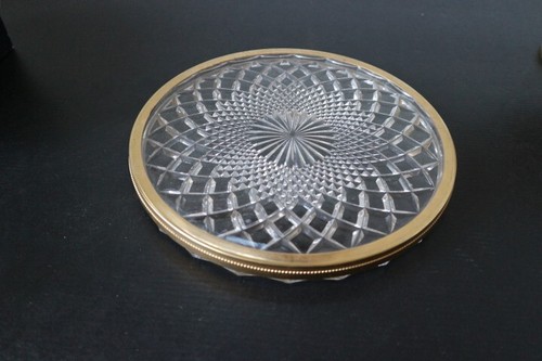 Dessous plat cristal - de, en