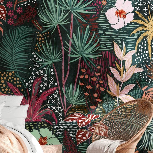 Papier peint jungle - papier,
