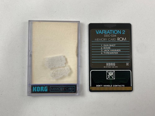 Korg ddc c04 - variation, card
