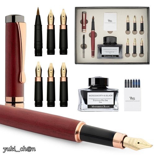 Stylo calligraphie bois - , violet