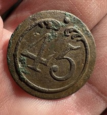 ANCIEN BOUTON MILITAIRE 45