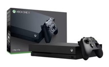 Console Xbox One X 1 To noire (avec 1 manette noire) - Neuve, scellée