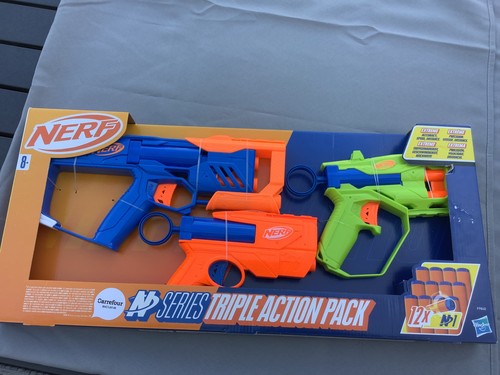 Nerf triple action pack - action,