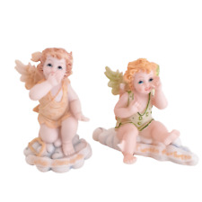 Lot 2 figures ange guardien en