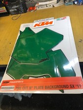 KIT STICKERS PLAQUE NUMERO KTM SX 11-13  EXC 12-13 7720808800067