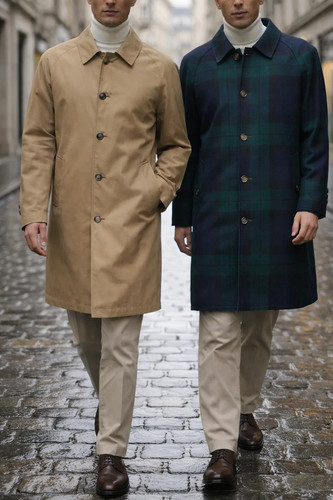 Manteau imperméable beige - manteau,