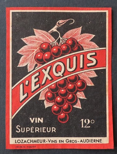 Ancienne étiquette vin - ancienne,