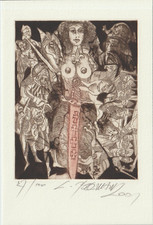 Gravure érotique originale en