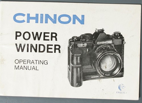Chinon power winder operating - chinon,