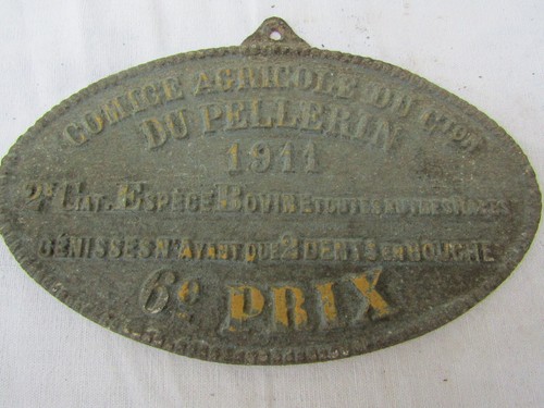 Plaque concours agricole - plaque,