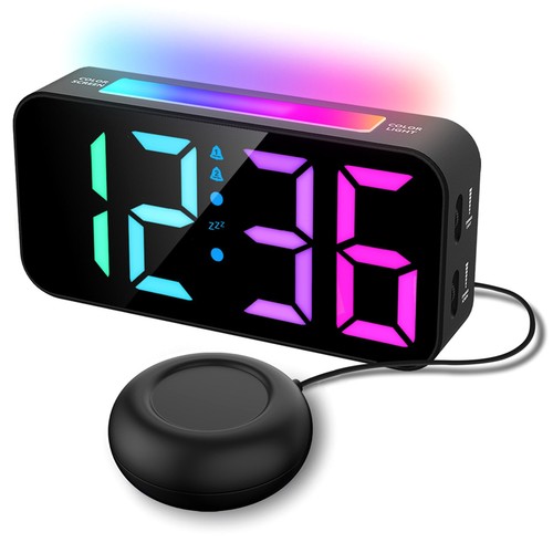 Réveil led veilleuse - veilleuse, rgb