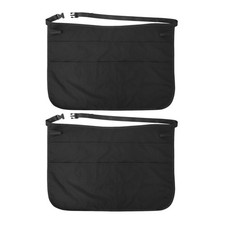 2 Tabliers de Salon Coiffure : Ceinture Réglable Tablier Mi-Tailles à Clip