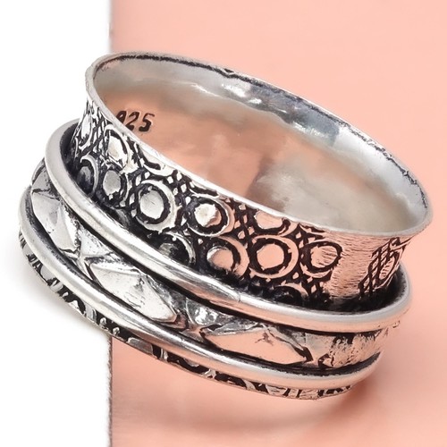 Bague toupie argent pour - toupie,