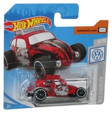 Hot Wheels Volkswagen 8/10 (2017) Rouge Personnalisé Scarabée Voiture 69/250 - (